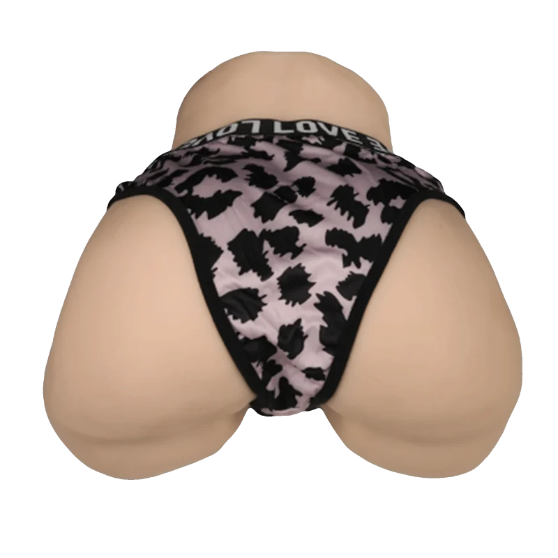Doll Discover 17 17 Evolova oral sex doll in leopard print lingerie showcasing big ass and seductive body design.