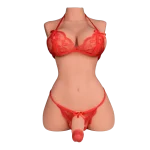 Rose: 21.49LB Futa Sex Doll Torso – Compact & Curvy Shemale Sex Doll for Intense Fantasy Play