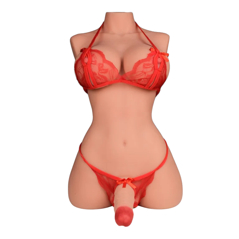Rose: 21.49LB Futa Sex Doll Torso – Compact & Curvy Shemale Sex Doll for Intense Fantasy Play